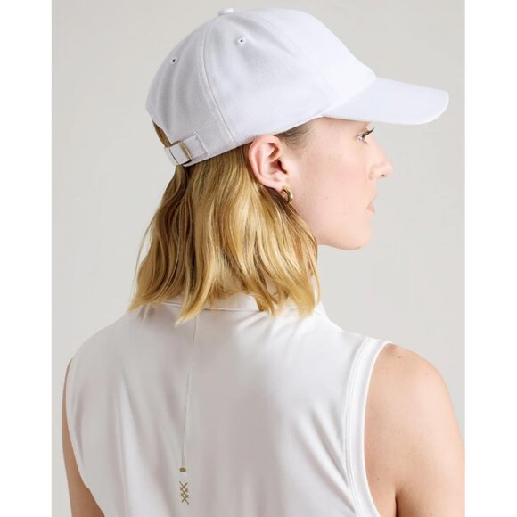 Women's Heart White Fashion Baseball Cap Adjustable Strap Back Visor Sports Hat - Picture 3 of 6